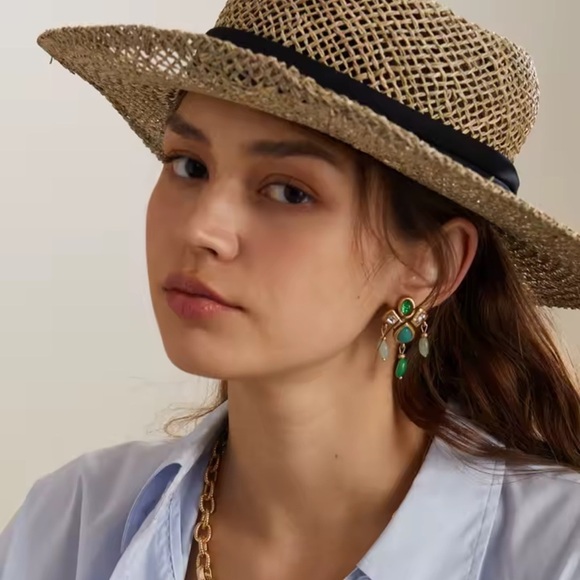 Antique Emerald Chandeliers Fine Craftsmanship Artisan Earrings - Picture 8 of 16